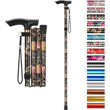 Provides support while walking – Supregear Folding Stick, 5 Levels Height‑Adjustable Walking Stick, Lightweight Portable Walking Stick, Travel Stick with Hand Strap and T‑Handle for Elderly Disabled Men Women, Enables compact travel storage – Supregear Folding Stick, 5 Levels Height‑Adjustable Walking Stick, Lightweight Portable Walking Stick, Travel Stick with Hand Strap and T‑Handle for Elderly Disabled Men Women, Reduces wrist strain – Supregear Folding Stick, 5 Levels Height‑Adjustable Walking Stick, Lightweight Portable Walking Stick, Travel Stick with Hand Strap and T‑Handle for Elderly Disabled Men Women, Enhances stability – Supregear Folding Stick, 5 Levels Height‑Adjustable Walking Stick, Lightweight Portable Walking Stick, Travel Stick with Hand Strap and T‑Handle for Elderly Disabled Men Women