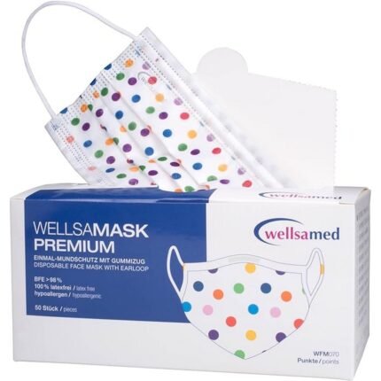 Lack of certified protection – Wellsamed Wellsamask Pack of 50 Medical Mouth Guards Type IIR with Elastic Band with Motif, Discomfort from long wear – Wellsamed Wellsamask Pack of 50 Medical Mouth Guards Type IIR with Elastic Band with Motif, Boring design for children – Wellsamed Wellsamask Pack of 50 Medical Mouth Guards Type IIR with Elastic Band with Motif, Latex sensitivity concerns – Wellsamed Wellsamask Pack of 50 Medical Mouth Guards Type IIR with Elastic Band with Motif