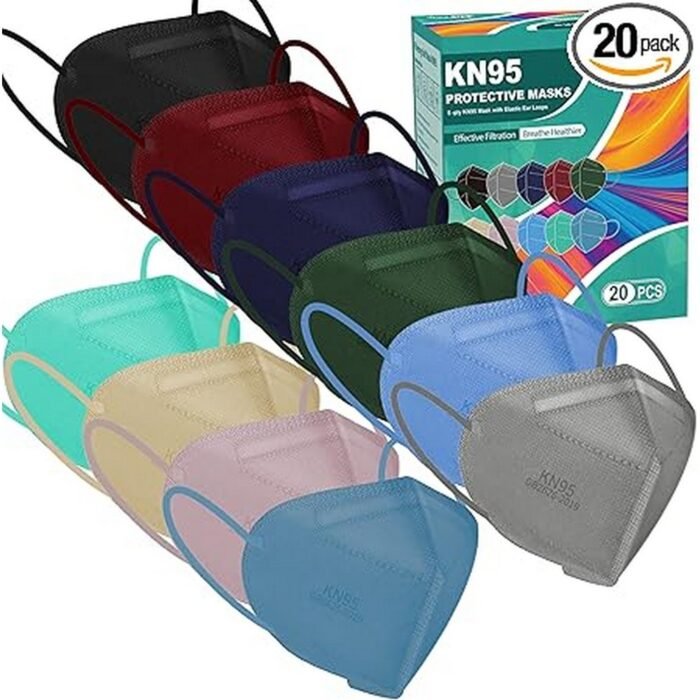 Provides vibrant and reliable protection – XDX FFP2 Masks Colourful Bright, Ensures breathable and comfortable fit – XDX FFP2 Masks Colourful Bright, Certified for safety and filtration – XDX FFP2 Masks Colourful Bright, Suitable for men and women daily use – XDX FFP2 Masks Colourful Bright