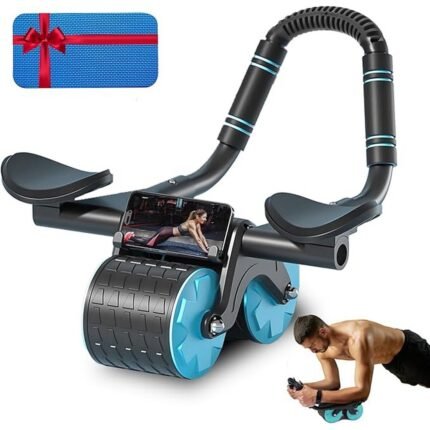 Strengthens abdominal muscles – Abdominal Roller Automatic Rebound Abdominal Roller with Elbow Support for Abdominal Muscle Training 2-in-1 Plank Abdominal Trainer for Core Trainer Abdominal Trainer for Home with Sturdy Double, Supports core stability – Abdominal Roller Automatic Rebound Abdominal Roller with Elbow Support for Abdominal Muscle Training 2-in-1 Plank Abdominal Trainer for Core Trainer Abdominal Trainer for Home with Sturdy Double, Provides safe elbow support – Abdominal Roller Automatic Rebound Abdominal Roller with Elbow Support for Abdominal Muscle Training 2-in-1 Plank Abdominal Trainer for Core Trainer Abdominal Trainer for Home with Sturdy Double, Stable double-wheel design – Abdominal Roller Automatic Rebound Abdominal Roller with Elbow Support for Abdominal Muscle Training 2-in-1 Plank Abdominal Trainer for Core Trainer Abdominal Trainer for Home with Sturdy Double