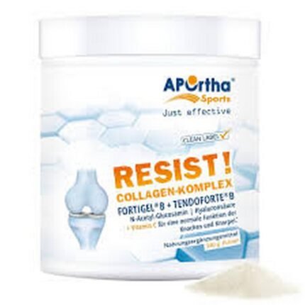 Supports joint health – APOrtha Sports Resist! Nutrient Complex with Fortigel® + Tendoforte, Maintains cartilage – APOrtha Sports Resist! Nutrient Complex with Fortigel® + Tendoforte, Supports tendon health – APOrtha Sports Resist! Nutrient Complex with Fortigel® + Tendoforte, Promotes mobility & recovery – APOrtha Sports Resist! Nutrient Complex with Fortigel® + Tendoforte