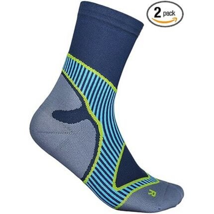 Relieves foot and leg fatigue – BAUERFEIND Run Performance Mid Cut Socks for Sports & Running, 1 Pair, Improves blood circulation – BAUERFEIND Run Performance Mid Cut Socks for Sports & Running, 1 Pair, Enhances comfort and support – BAUERFEIND Run Performance Mid Cut Socks for Sports & Running, 1 Pair, Supports athletic performance – BAUERFEIND Run Performance Mid Cut Socks for Sports & Running, 1 Pair