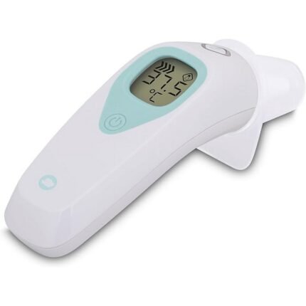 Provides fast 1-second readings - Bebeconfort Kids Digital Thermometer Ear Thermometer Measures Temperature in 1 Second White, Easy monitoring with clear digital display - Bebeconfort Kids Digital Thermometer Ear Thermometer Measures Temperature in 1 Second White, Comfortable ergonomic design for use - Bebeconfort Kids Digital Thermometer Ear Thermometer Measures Temperature in 1 Second White, Safe and reliable for children and adults - Bebeconfort Kids Digital Thermometer Ear Thermometer Measures Temperature in 1 Second White