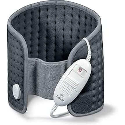 Relieves abdominal pain-Beurer HK 49 Cosy Heat Pad for Abdominal and Back Use with Elastic Band and Velcro Fastening Automatic Shut-Off Machine Washable Grey, Reduces back tension-Beurer HK 49 Cosy Heat Pad for Abdominal and Back Use with Elastic Band and Velcro Fastening Automatic Shut-Off Machine Washable Grey, Provides targeted warmth-Beurer HK 49 Cosy Heat Pad for Abdominal and Back Use with Elastic Band and Velcro Fastening Automatic Shut-Off Machine Washable Grey, Ensures safe use with automatic shut-off-Beurer HK 49 Cosy Heat Pad for Abdominal and Back Use with Elastic Band and Velcro Fastening Automatic Shut-Off Machine Washable Grey