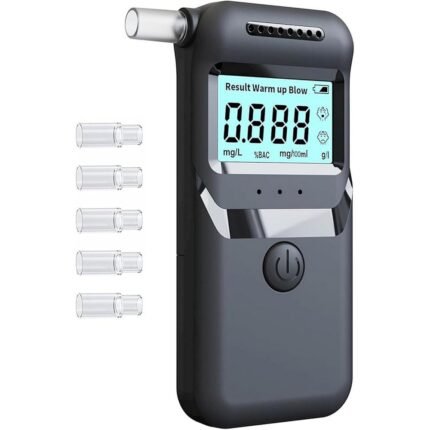 Advanced ASIC chip technology – BullTek Portable Digital Breathalyser with LCD Display - ASIC Chip 3rd Generation for Accurate Measurement - Breathalyser with Advanced Algorithm - Replaceable Mouthpieces and Stable Performance, Features advanced algorithm for precise readings – BullTek Portable Digital Breathalyser with LCD Display - ASIC Chip 3rd Generation for Accurate Measurement - Breathalyser with Advanced Algorithm - Replaceable Mouthpieces and Stable Performance, Includes replaceable mouthpieces for hygiene – BullTek Portable Digital Breathalyser with LCD Display - ASIC Chip 3rd Generation for Accurate Measurement - Breathalyser with Advanced Algorithm - Replaceable Mouthpieces and Stable Performance, Delivers stable and reliable performance – BullTek Portable Digital Breathalyser with LCD Display - ASIC Chip 3rd Generation for Accurate Measurement - Breathalyser with Advanced Algorithm - Replaceable Mouthpieces and Stable Performance