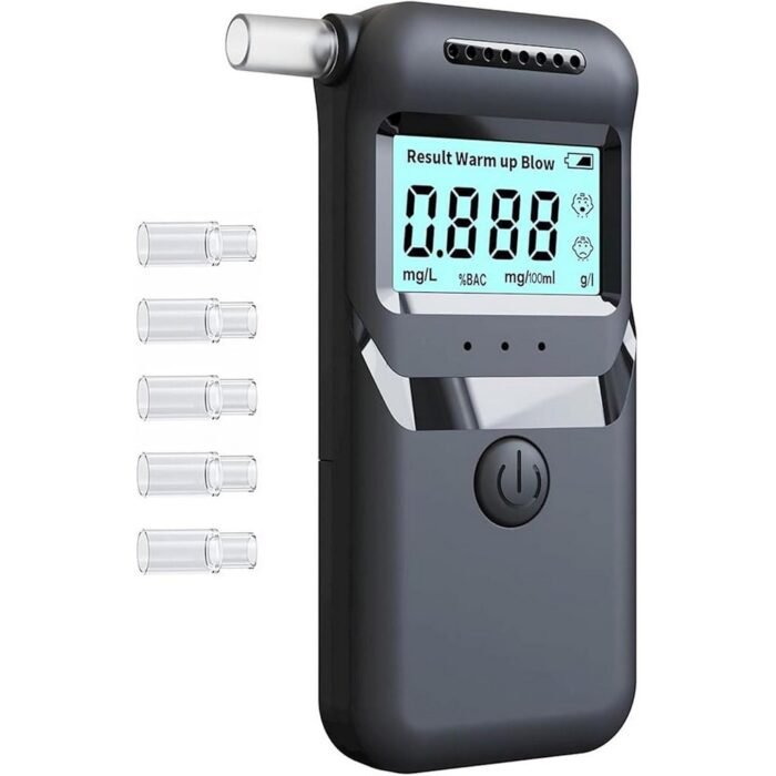 Advanced ASIC chip technology – BullTek Portable Digital Breathalyser with LCD Display - ASIC Chip 3rd Generation for Accurate Measurement - Breathalyser with Advanced Algorithm - Replaceable Mouthpieces and Stable Performance, Features advanced algorithm for precise readings – BullTek Portable Digital Breathalyser with LCD Display - ASIC Chip 3rd Generation for Accurate Measurement - Breathalyser with Advanced Algorithm - Replaceable Mouthpieces and Stable Performance, Includes replaceable mouthpieces for hygiene – BullTek Portable Digital Breathalyser with LCD Display - ASIC Chip 3rd Generation for Accurate Measurement - Breathalyser with Advanced Algorithm - Replaceable Mouthpieces and Stable Performance, Delivers stable and reliable performance – BullTek Portable Digital Breathalyser with LCD Display - ASIC Chip 3rd Generation for Accurate Measurement - Breathalyser with Advanced Algorithm - Replaceable Mouthpieces and Stable Performance