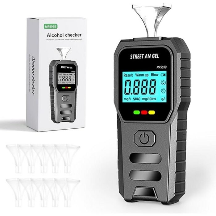 Features 3-color visual alarm system – Charmofun Breathalyser with 3 Colour Alarm Mode, Alcohol Meter with Digital LCD Display and 10 Mouthpieces, Alkomat for Use at Home or at Parties, Provides accurate digital readings – Charmofun Breathalyser with 3 Colour Alarm Mode, Alcohol Meter with Digital LCD Display and 10 Mouthpieces, Alkomat for Use at Home or at Parties, Includes 10 hygienic mouthpieces – Charmofun Breathalyser with 3 Colour Alarm Mode, Alcohol Meter with Digital LCD Display and 10 Mouthpieces, Alkomat for Use at Home or at Parties, Perfect for personal use or social events – Charmofun Breathalyser with 3 Colour Alarm Mode, Alcohol Meter with Digital LCD Display and 10 Mouthpieces, Alkomat for Use at Home or at Parties