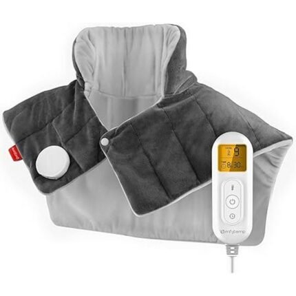 Relieves neck tension-Comfytemp Fully Weighted Heating Pad for Neck Shoulder with 9 Heat Levels 0.5-9h Automatic Shut-Off 1 kg Neck Warmer Shoulder Warmer Electric Heat Pad Gifts for Mothers Women Mum Dad, Reduces shoulder pain-Comfytemp Fully Weighted Heating Pad for Neck Shoulder with 9 Heat Levels 0.5-9h Automatic Shut-Off 1 kg Neck Warmer Shoulder Warmer Electric Heat Pad Gifts for Mothers Women Mum Dad, Provides deep soothing heat-Comfytemp Fully Weighted Heating Pad for Neck Shoulder with 9 Heat Levels 0.5-9h Automatic Shut-Off 1 kg Neck Warmer Shoulder Warmer Electric Heat Pad Gifts for Mothers Women Mum Dad, Ensures safe use with automatic shut-off-Comfytemp Fully Weighted Heating Pad for Neck Shoulder with 9 Heat Levels 0.5-9h Automatic Shut-Off 1 kg Neck Warmer Shoulder Warmer Electric Heat Pad Gifts for Mothers Women Mum Dad