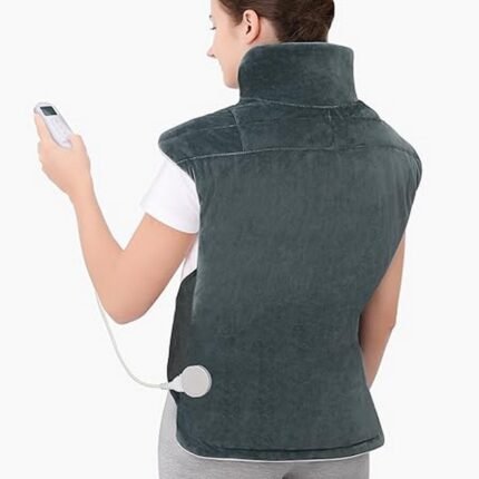Relieves back pain-Comfytemp Weighted Heating Pad for Back Shoulder Neck with 9 Heat Levels 0.5-9 Hours Automatic Shut-Off 1.1 kg Back Warmer Neck Warmer Heat Cushion Gifts for Mothers Women Mum Dad, Reduces shoulder tension-Comfytemp Weighted Heating Pad for Back Shoulder Neck with 9 Heat Levels 0.5-9 Hours Automatic Shut-Off 1.1 kg Back Warmer Neck Warmer Heat Cushion Gifts for Mothers Women Mum Dad, Soothes neck discomfort-Comfytemp Weighted Heating Pad for Back Shoulder Neck with 9 Heat Levels 0.5-9 Hours Automatic Shut-Off 1.1 kg Back Warmer Neck Warmer Heat Cushion Gifts for Mothers Women Mum Dad, Ensures safe use with automatic shut-off-Comfytemp Weighted Heating Pad for Back Shoulder Neck with 9 Heat Levels 0.5-9 Hours Automatic Shut-Off 1.1 kg Back Warmer Neck Warmer Heat Cushion Gifts for Mothers Women Mum Dad