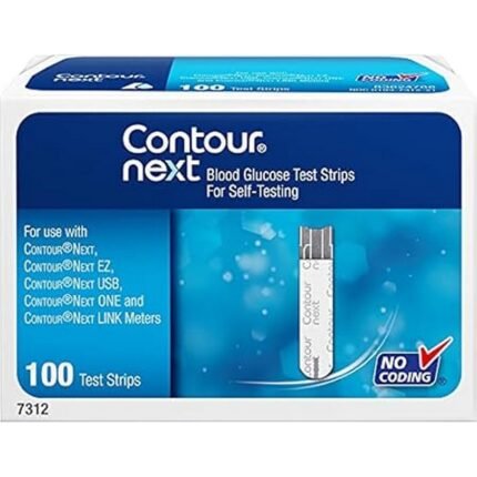 Accurate blood sugar monitoring - Contour - Next Bayer Blood Glucose Test Strips, 100 Count, Convenient daily testing - Contour - Next Bayer Blood Glucose Test Strips, 100 Count, Reliable diabetes management - Contour - Next Bayer Blood Glucose Test Strips, 100 Count, Compatible with Contour Next meters - Contour - Next Bayer Blood Glucose Test Strips, 100 Count