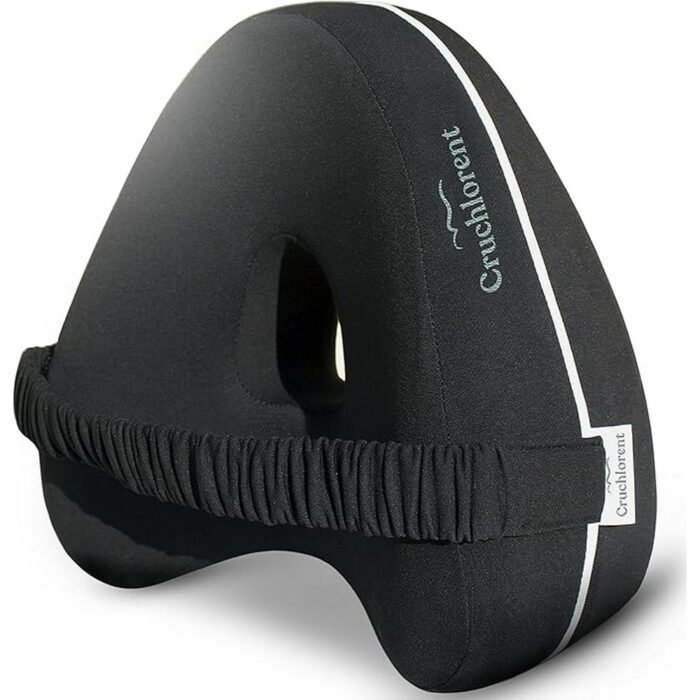 Supports knee and hip alignment - Cruchlorent Knee Pillow, Ergonomic memory foam design - Cruchlorent Knee Pillow, Suitable for up to 95 kg weight - Cruchlorent Knee Pillow, Removable breathable cover - Cruchlorent Knee Pillow