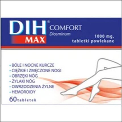 Chronic venous insufficiency - Dih Max Comfort 1000mg 60 tablets