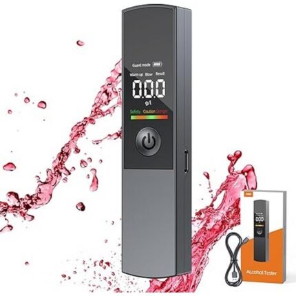 Provides police-grade accuracy – ENRIPRT Breathalyser Police Accurate, Professional Breathalyser with Digital LCD Display, Portable Per Mille Meter with USB Battery, No Blow Tube Required for Use at Parties, No blow tube required for hygienic use – ENRIPRT Breathalyser Police Accurate, Professional Breathalyser with Digital LCD Display, Portable Per Mille Meter with USB Battery, No Blow Tube Required for Use at Parties, Features USB battery for easy recharging – ENRIPRT Breathalyser Police Accurate, Professional Breathalyser with Digital LCD Display, Portable Per Mille Meter with USB Battery, No Blow Tube Required for Use at Parties, Perfect for parties and quick personal use – ENRIPRT Breathalyser Police Accurate, Professional Breathalyser with Digital LCD Display, Portable Per Mille Meter with USB Battery, No Blow Tube Required for Use at Parties
