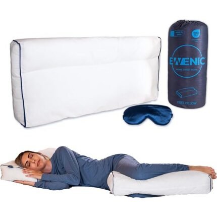 Relieves back and hip pain - EWENIC Knee Pillow for Side Sleepers, Helps with sciatica symptoms - EWENIC Knee Pillow for Side Sleepers, Provides pregnancy comfort - EWENIC Knee Pillow for Side Sleepers, Supports spinal alignment - EWENIC Knee Pillow for Side Sleepers