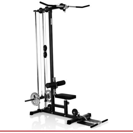 Enables upper body strength training – Finnlo Lat Pull-Down Station Multi-Lat Tower Anthracite Black 141 x 120 x 210 cm, Targets back and shoulder muscles – Finnlo Lat Pull-Down Station Multi-Lat Tower Anthracite Black 141 x 120 x 210 cm, Durable and stable construction – Finnlo Lat Pull-Down Station Multi-Lat Tower Anthracite Black 141 x 120 x 210 cm, Suitable for home gym setups – Finnlo Lat Pull-Down Station Multi-Lat Tower Anthracite Black 141 x 120 x 210 cm