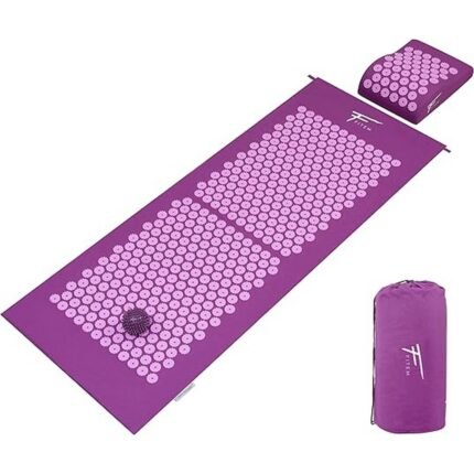 Relieves back and neck pain-Fitem XL Acupressure Set - Acupressure Mat + Acupressure Cushion - for Relieving Back and Neck Pain - Sciatica - Back Massage + Muscle Relief + Post-Exercise Recovery, Reduces muscle tension-Fitem XL Acupressure Set - Acupressure Mat + Acupressure Cushion - for Relieving Back and Neck Pain - Sciatica - Back Massage + Muscle Relief + Post-Exercise Recovery, Enhances relaxation-Fitem XL Acupressure Set - Acupressure Mat + Acupressure Cushion - for Relieving Back and Neck Pain - Sciatica - Back Massage + Muscle Relief + Post-Exercise Recovery, Supports post-exercise recovery-Fitem XL Acupressure Set - Acupressure Mat + Acupressure Cushion - for Relieving Back and Neck Pain - Sciatica - Back Massage + Muscle Relief + Post-Exercise Recovery