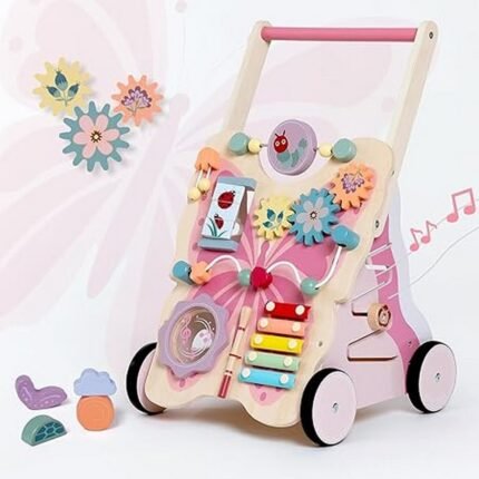 Supports walking development-Giant Bean Wooden Walker, Enhances motor skills-Giant Bean Wooden Walker, Encourages creativity-Giant Bean Wooden Walker, Provides safe interactive play-Giant Bean Wooden Walker