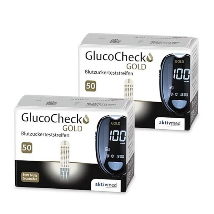 Accurate blood sugar monitoring - GlucoCheck Gold - 100 Blood Glucose Test Strips to Control Blood Sugar Value - Can be used with the GlucoCheck Gold Blood Glucose Monitor, Convenient daily testing - GlucoCheck Gold - 100 Blood Glucose Test Strips to Control Blood Sugar Value - Can be used with the GlucoCheck Gold Blood Glucose Monitor, Reliable diabetes management - GlucoCheck Gold - 100 Blood Glucose Test Strips to Control Blood Sugar Value - Can be used with the GlucoCheck Gold Blood Glucose Monitor, Compatible with GlucoCheck Gold Monitor - GlucoCheck Gold - 100 Blood Glucose Test Strips to Control Blood Sugar Value - Can be used with the GlucoCheck Gold Blood Glucose Monitor