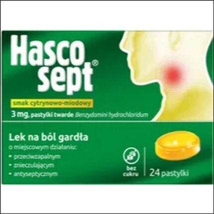 Sore throat - Hascosept lemon-honey 24 lozenges