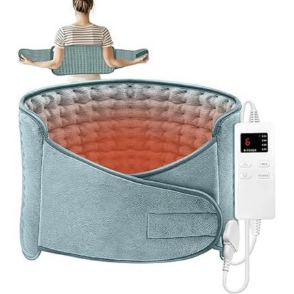 Relieves back pain-Heating Pad 125 x 31 cm Electric Heat Pad for Back Belly and Waist Heating Pad with Automatic Shut-Off 4-Timer Setting 6-Level Temperature Wet and Dry Therapy, Soothes belly discomfort-Heating Pad 125 x 31 cm Electric Heat Pad for Back Belly and Waist Heating Pad with Automatic Shut-Off 4-Timer Setting 6-Level Temperature Wet and Dry Therapy, Reduces waist tension-Heating Pad 125 x 31 cm Electric Heat Pad for Back Belly and Waist Heating Pad with Automatic Shut-Off 4-Timer Setting 6-Level Temperature Wet and Dry Therapy, Provides safe adjustable heat therapy-Heating Pad 125 x 31 cm Electric Heat Pad for Back Belly and Waist Heating Pad with Automatic Shut-Off 4-Timer Setting 6-Level Temperature Wet and Dry Therapy