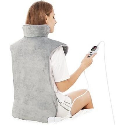 Relieves back pain-Heating Pad for Back Shoulder Neck 60 x 100 cm Heat Cushion with Automatic Shut-Off Quick Heating with Waist Strap Back Warmer Electric Blanket 6 Heat Settings Auto-Off Timer Flannel, Reduces shoulder tension-Heating Pad for Back Shoulder Neck 60 x 100 cm Heat Cushion with Automatic Shut-Off Quick Heating with Waist Strap Back Warmer Electric Blanket 6 Heat Settings Auto-Off Timer Flannel, Soothes neck discomfort-Heating Pad for Back Shoulder Neck 60 x 100 cm Heat Cushion with Automatic Shut-Off Quick Heating with Waist Strap Back Warmer Electric Blanket 6 Heat Settings Auto-Off Timer Flannel, Ensures safe use with automatic shut-off-Heating Pad for Back Shoulder Neck 60 x 100 cm Heat Cushion with Automatic Shut-Off Quick Heating with Waist Strap Back Warmer Electric Blanket 6 Heat Settings Auto-Off Timer Flannel