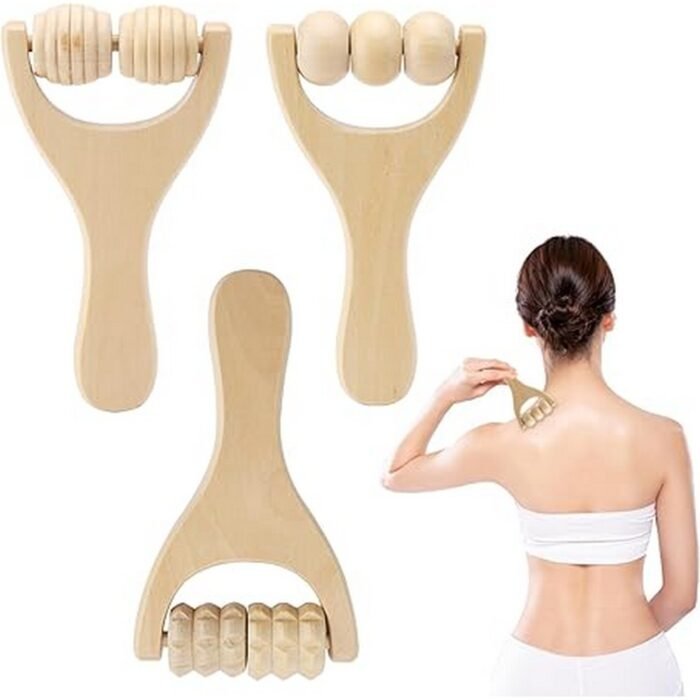 Relieves muscle tension – HENGBIRD Pack of 3 Wooden Massage Roller, Supports fascia release – HENGBIRD Pack of 3 Wooden Massage Roller, Enhances circulation – HENGBIRD Pack of 3 Wooden Massage Roller, Aids muscle recovery – HENGBIRD Pack of 3 Wooden Massage Roller