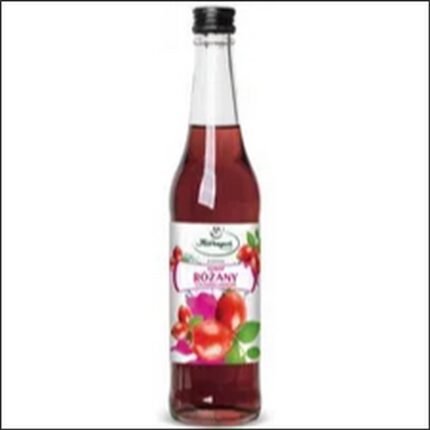 Lack of natural floral flavor in drinks and desserts - Herbapol Rose Syrup with Petals and Fruits 420ml