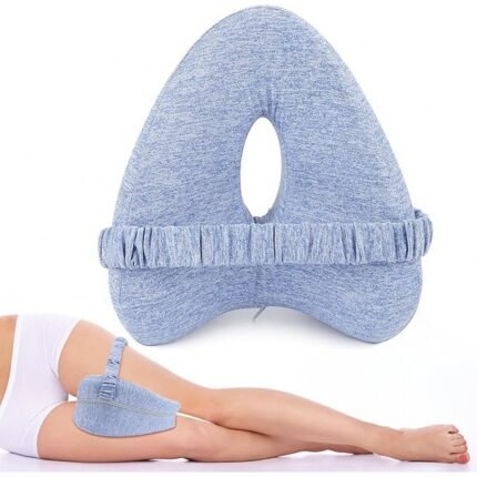 Provides support for knees and back - AKONE Knee Pillow, Relieves pressure on hips and legs - AKONE Knee Pillow, Adjustable belt for secure fit - AKONE Knee Pillow, Breathable washable cover - AKONE Knee Pillow