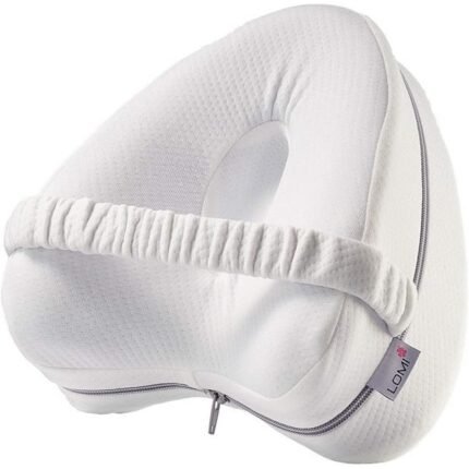 Enhances spinal alignment - LOMI Side Sleeper Pillow With Loop, Reduces pressure on knees and hips - LOMI Side Sleeper Pillow With Loop, Improves sleeping posture - LOMI Side Sleeper Pillow With Loop, Provides optimal comfort - LOMI Side Sleeper Pillow With Loop