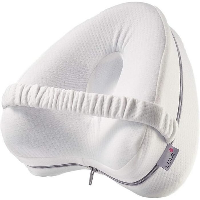 Enhances spinal alignment - LOMI Side Sleeper Pillow With Loop, Reduces pressure on knees and hips - LOMI Side Sleeper Pillow With Loop, Improves sleeping posture - LOMI Side Sleeper Pillow With Loop, Provides optimal comfort - LOMI Side Sleeper Pillow With Loop