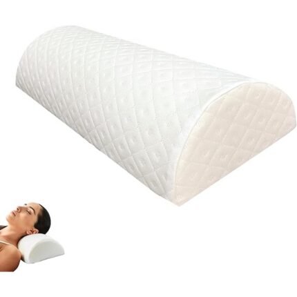 Supports neck and knees - MAGIC SELECT Ergonomic Semicircular Pillow, Ideal for side sleepers - MAGIC SELECT Ergonomic Semicircular Pillow, Enhances spinal alignment - MAGIC SELECT Ergonomic Semicircular Pillow, Travel-friendly design - MAGIC SELECT Ergonomic Semicircular Pillow