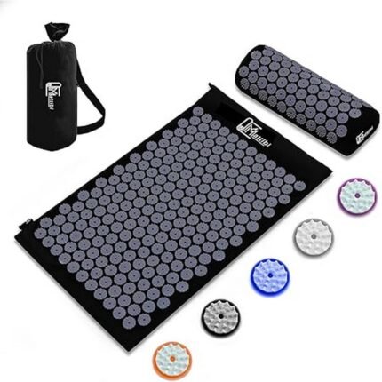 Relieves back, neck, and foot pain-Mattibi® Acupressure Mat with Pillow - Original Yantra Mat for Back, Neck & Foot Pain Relief - With Carry Bag, Needle Mat for Deep Relaxation & Magnetic Therapy Ideal for Men & Women, Reduces muscle tension-Mattibi® Acupressure Mat with Pillow - Original Yantra Mat for Back, Neck & Foot Pain Relief - With Carry Bag, Needle Mat for Deep Relaxation & Magnetic Therapy Ideal for Men & Women, Enhances relaxation-Mattibi® Acupressure Mat with Pillow - Original Yantra Mat for Back, Neck & Foot Pain Relief - With Carry Bag, Needle Mat for Deep Relaxation & Magnetic Therapy Ideal for Men & Women, Supports circulation-Mattibi® Acupressure Mat with Pillow - Original Yantra Mat for Back, Neck & Foot Pain Relief - With Carry Bag, Needle Mat for Deep Relaxation & Magnetic Therapy Ideal for Men & Women