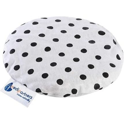 Provides natural heat and cold therapy - Medi Partners Cherry Stone Cushion Heat Cushion Grain Pillow for Babies 180 g Round 15 cm Eco Natural 100% Cotton Heat + Cold Therapy Massage Therapy (Dots), Soothes baby discomfort and cramps - Medi Partners Cherry Stone Cushion Heat Cushion Grain Pillow for Babies 180 g Round 15 cm Eco Natural 100% Cotton Heat + Cold Therapy Massage Therapy (Dots), Eco-friendly and safe for babies - Medi Partners Cherry Stone Cushion Heat Cushion Grain Pillow for Babies 180 g Round 15 cm Eco Natural 100% Cotton Heat + Cold Therapy Massage Therapy (Dots), Offers gentle massage therapy with dotted surface - Medi Partners Cherry Stone Cushion Heat Cushion Grain Pillow for Babies 180 g Round 15 cm Eco Natural 100% Cotton Heat + Cold Therapy Massage Therapy (Dots)
