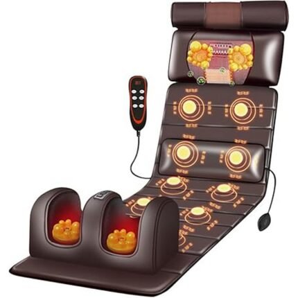 Relieves neck and back pain-MENAYODA Massage Mat with Heat Function, Acupressure Mat, Full Body Massage Mat, Adjustable Lumbar Airbag, Massage Cushion for Relief of Neck and Back Pain, 063, Reduces muscle tension-MENAYODA Massage Mat with Heat Function, Acupressure Mat, Full Body Massage Mat, Adjustable Lumbar Airbag, Massage Cushion for Relief of Neck and Back Pain, 063, Enhances relaxation-MENAYODA Massage Mat with Heat Function, Acupressure Mat, Full Body Massage Mat, Adjustable Lumbar Airbag, Massage Cushion for Relief of Neck and Back Pain, 063, Supports circulation-MENAYODA Massage Mat with Heat Function, Acupressure Mat, Full Body Massage Mat, Adjustable Lumbar Airbag, Massage Cushion for Relief of Neck and Back Pain, 063