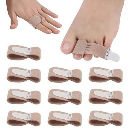 Corrects hammer toes - MIVAIUN Pack of 10 Hammer Toe Bandage, Aligns crooked toes - MIVAIUN Pack of 10 Hammer Toe Bandage, Supports overlapping toes - MIVAIUN Pack of 10 Hammer Toe Bandage, Relieves toe discomfort - MIVAIUN Pack of 10 Hammer Toe Bandage