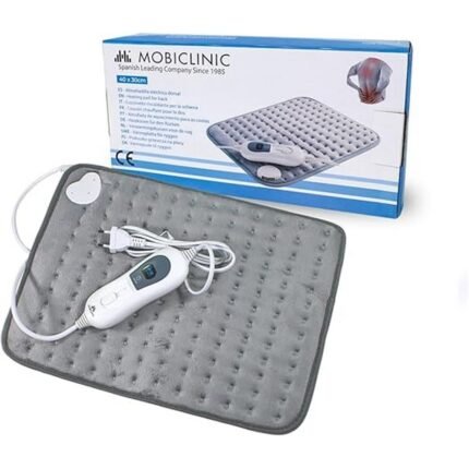 Relieves back pain-Mobiclinic Heating Pad Heat Cushion 3 Temperature Settings Automatic Shut-Off 40 x 30 cm Very Low Power Consumption Heating for the Back and Lumbar Area 100 W Power Grey, Reduces lumbar tension-Mobiclinic Heating Pad Heat Cushion 3 Temperature Settings Automatic Shut-Off 40 x 30 cm Very Low Power Consumption Heating for the Back and Lumbar Area 100 W Power Grey, Provides soothing heat-Mobiclinic Heating Pad Heat Cushion 3 Temperature Settings Automatic Shut-Off 40 x 30 cm Very Low Power Consumption Heating for the Back and Lumbar Area 100 W Power Grey, Ensures safe use with automatic shut-off-Mobiclinic Heating Pad Heat Cushion 3 Temperature Settings Automatic Shut-Off 40 x 30 cm Very Low Power Consumption Heating for the Back and Lumbar Area 100 W Power Grey