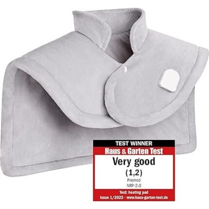 Relieves back pain-Promed Heating Pad for Back and Neck with Automatic Shut-Off Shoulder Heating Pad & Back Warmer NRP-2.0 Heat Cushion Back 52 x 56 cm Washable Heat Poncho, Reduces neck and shoulder tension-Promed Heating Pad for Back and Neck with Automatic Shut-Off Shoulder Heating Pad & Back Warmer NRP-2.0 Heat Cushion Back 52 x 56 cm Washable Heat Poncho, Provides comfortable targeted heat-Promed Heating Pad for Back and Neck with Automatic Shut-Off Shoulder Heating Pad & Back Warmer NRP-2.0 Heat Cushion Back 52 x 56 cm Washable Heat Poncho, Ensures safe use with automatic shut-off-Promed Heating Pad for Back and Neck with Automatic Shut-Off Shoulder Heating Pad & Back Warmer NRP-2.0 Heat Cushion Back 52 x 56 cm Washable Heat Poncho