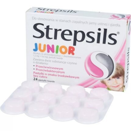 Sore Throat Pain - RECKITT BENCKISER Strepsils Junior 24