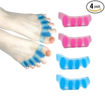 Corrects hallux valgus - SUNFATT Toe Separator, Relieves bunions - SUNFATT Toe Separator, Supports hammer toes - SUNFATT Toe Separator, Reduces friction and pressure - SUNFATT Toe Separator