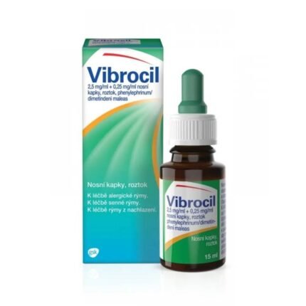Nasal congestion due to colds - Novartis Vibrocil 15 ml