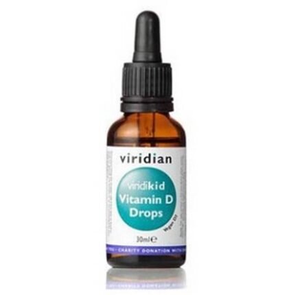 Vitamin D Deficiency-VIRIDIAN Nutrition Viridikid Vitamin D Drops 400IU 30 ml,