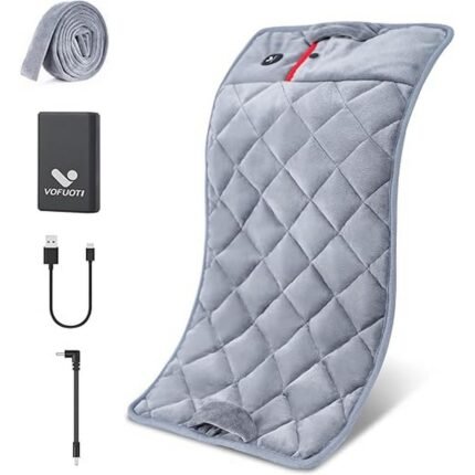 Relieves back pain-Vofuoti Electric Blanket with Battery Wireless 10000 mAh Heating Pad Back with 3 Heat Settings Electric Heat Cushion for Back Shoulder Stomach Neck Legs Knee Machine Washable Mothers Day, Reduces shoulder tension-Vofuoti Electric Blanket with Battery Wireless 10000 mAh Heating Pad Back with 3 Heat Settings Electric Heat Cushion for Back Shoulder Stomach Neck Legs Knee Machine Washable Mothers Day, Provides soothing heat for multiple areas-Vofuoti Electric Blanket with Battery Wireless 10000 mAh Heating Pad Back with 3 Heat Settings Electric Heat Cushion for Back Shoulder Stomach Neck Legs Knee Machine Washable Mothers Day, Ensures safe use with battery control-Vofuoti Electric Blanket with Battery Wireless 10000 mAh Heating Pad Back with 3 Heat Settings Electric Heat Cushion for Back Shoulder Stomach Neck Legs Knee Machine Washable Mothers Day