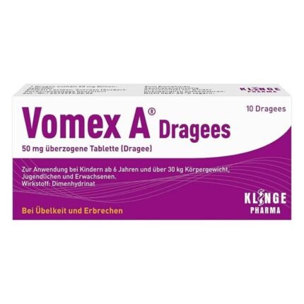 Nausea - Klinge Pharma VOMEX A 50 mg 10