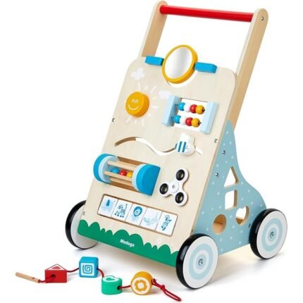 Supports walking development-Wooden Baby Walker 10-in-1, Enhances motor skills-Wooden Baby Walker 10-in-1, Encourages creativity-Wooden Baby Walker 10-in-1, Provides safe interactive play-Wooden Baby Walker 10-in-1