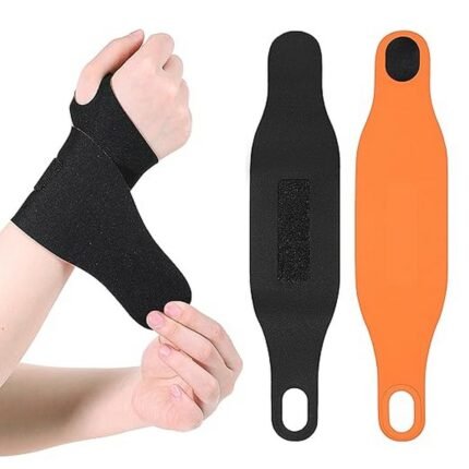 Adjustable wrist support wraps, pack of 2, for carpal tunnel, sports, and fitness.