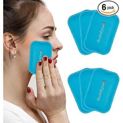 Relieves pain and discomfort - Comfytemp Small Cooling Pads Gel 7.5 x 11.5 cm (Pack of 6) Reusable Mini Cool Pack for Children, Headache, Toothache, Tired Eyes, Breastfeeding, Insect Bites, Cold Warm Compresses Cooling Battery, Reduces swelling and inflammation - Comfytemp Small Cooling Pads Gel 7.5 x 11.5 cm (Pack of 6) Reusable Mini Cool Pack for Children, Headache, Toothache, Tired Eyes, Breastfeeding, Insect Bites, Cold Warm Compresses Cooling Battery, Provides flexible use for sensitive areas - Comfytemp Small Cooling Pads Gel 7.5 x 11.5 cm (Pack of 6) Reusable Mini Cool Pack for Children, Headache, Toothache, Tired Eyes, Breastfeeding, Insect Bites, Cold Warm Compresses Cooling Battery, Ideal for children, home, and travel use - Comfytemp Small Cooling Pads Gel 7.5 x 11.5 cm (Pack of 6) Reusable Mini Cool Pack for Children, Headache, Toothache, Tired Eyes, Breastfeeding, Insect Bites, Cold Warm Compresses Cooling Battery