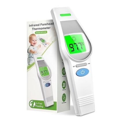 Provides fast and accurate fever detection - Forehead Thermometer for Kids and Adults, Non-Contact Forehead Thermometer, Digital Baby Thermometer with Large LCD Display with Backlight, Suitable for Home Use, Ensures hygienic no-contact measurement - Forehead Thermometer for Kids and Adults, Non-Contact Forehead Thermometer, Digital Baby Thermometer with Large LCD Display with Backlight, Suitable for Home Use, Alerts users with accurate readings - Forehead Thermometer for Kids and Adults, Non-Contact Forehead Thermometer, Digital Baby Thermometer with Large LCD Display with Backlight, Suitable for Home Use, Easy reading with large LCD display and backlight - Forehead Thermometer for Kids and Adults, Non-Contact Forehead Thermometer, Digital Baby Thermometer with Large LCD Display with Backlight, Suitable for Home Use