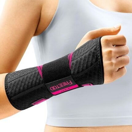 Lightweight wrist support with bionic carpal tunnel splint, breathable and ergonomic, for RSI, tendonitis, and extended protection.