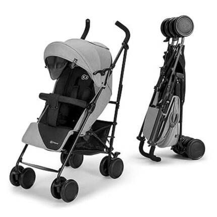 Provides comfort with adjustable backrest and reclining seat - Kinderkraft Siesta Pushchair, Ensures portability with small foldable dimensions - Kinderkraft Siesta Pushchair, Offers sun protection with expandable hood - Kinderkraft Siesta Pushchair, Suitable for older children up to 22 kg - Kinderkraft Siesta Pushchair