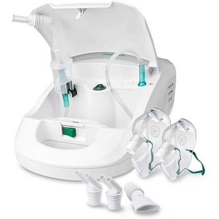 Provides fast and effective respiratory relief-Medisana IN 550 Pro Inhalator, Suitable for adults and children-Delivers fine aerosol particles for deep lung therapy-Medisana IN 550 Pro Inhalator, Compact and lightweight for home or travel use-Easy to operate and maintain-Medisana IN 550 Pro Inhalator, Comfortable and reliable therapy for daily use